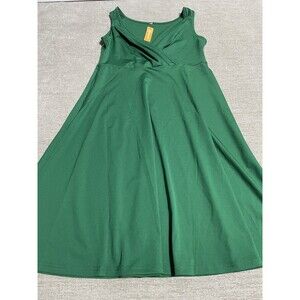 Glampunch A Line Dress Women’s Medium Green Sleeveless